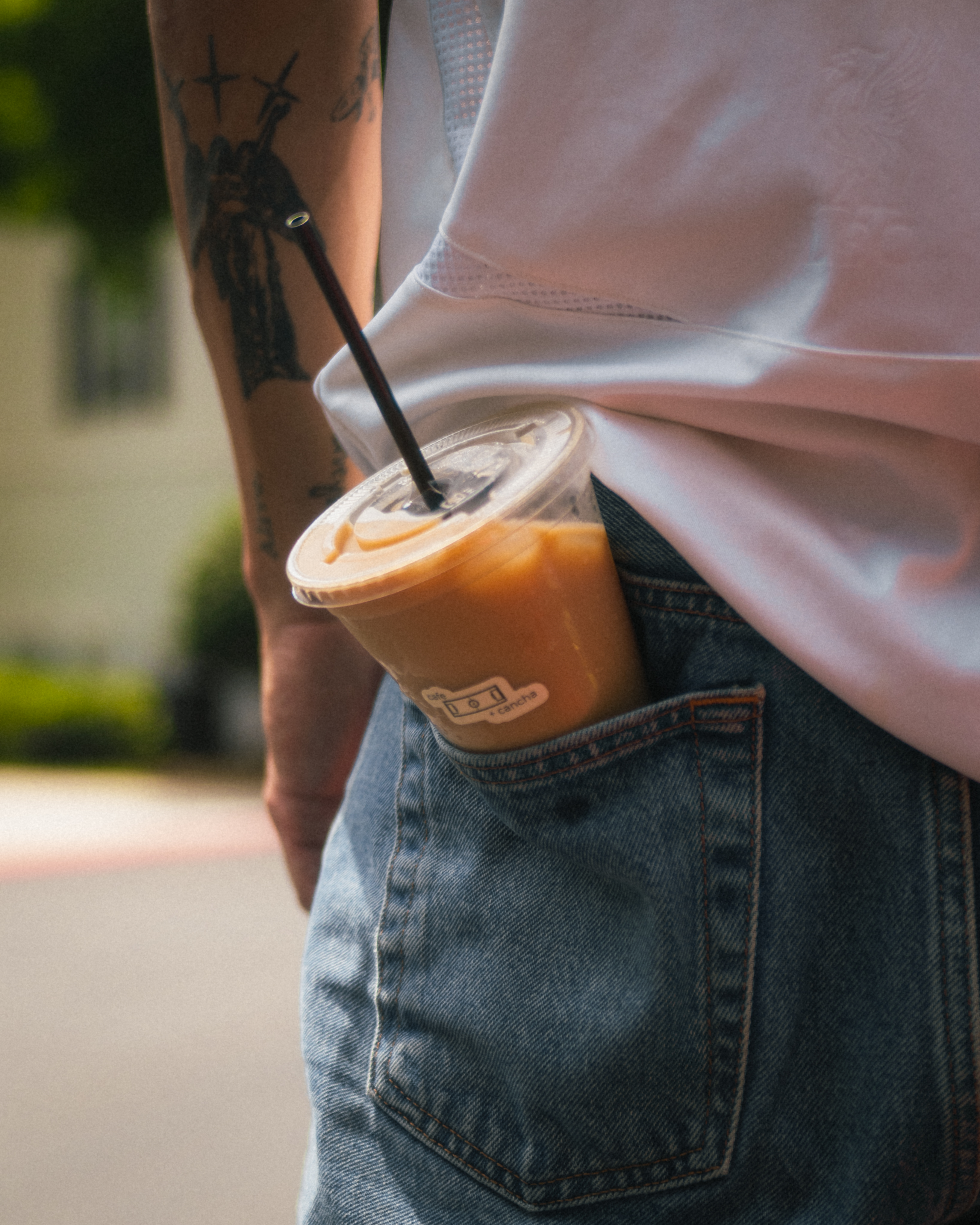 Cafe + Cancha iced coffee